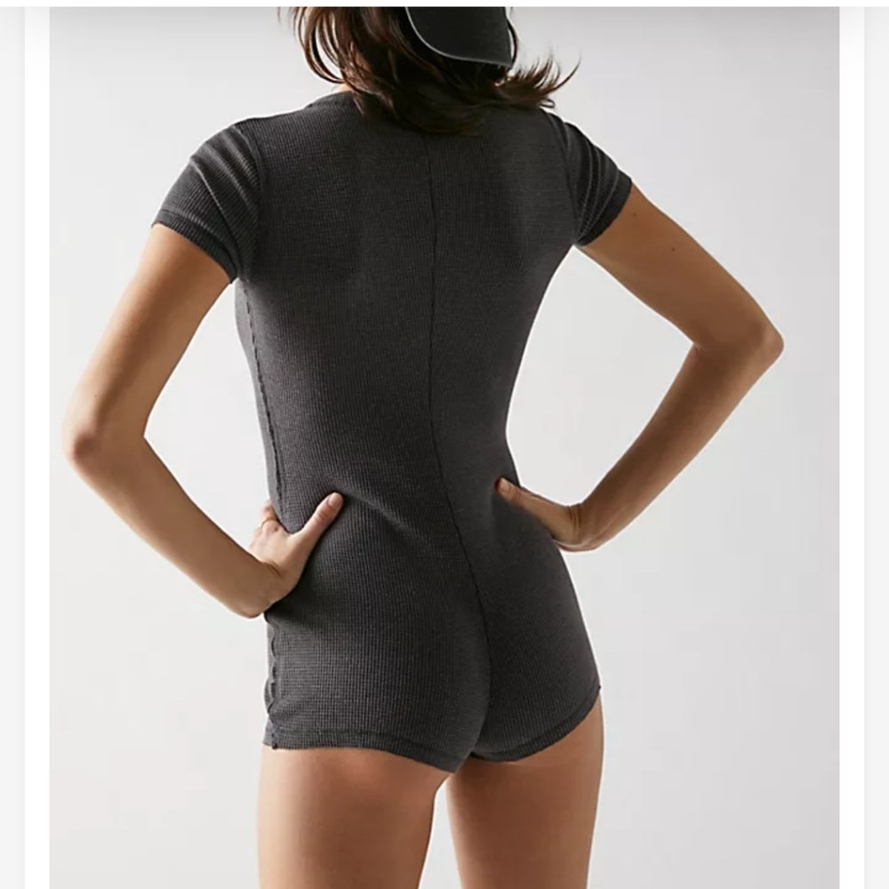 Intimately Free People Charcoal Romper XL - Picture 2 of 5